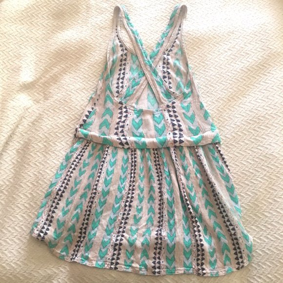 Wilfred mini dress boho chevron arrow cross back - Picture 2 of 7